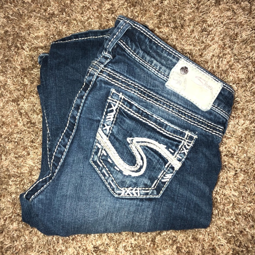 Silver jeans